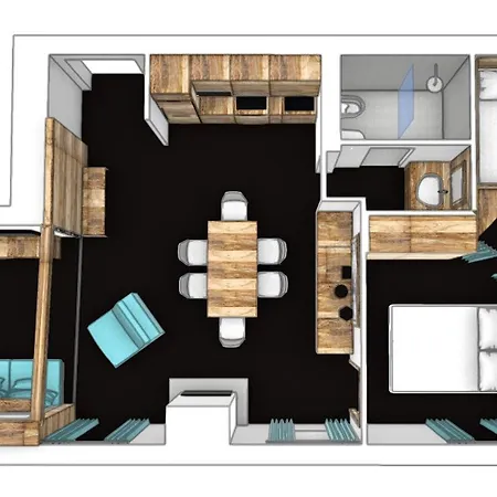 Il Focolare - Attico Di Charme * Oulx
